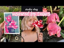 Studio vlog // gardening, riso printing, art market