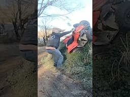 Fourwheeler HILLCLIMB FAIL! *Flipped*