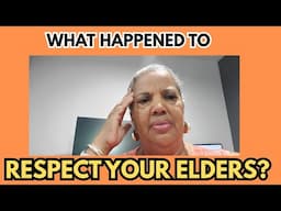 Glow Lve: What happened to respecting seniors elders and seniors and your elders in America ?