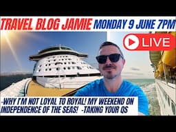 Weekend on Royal Caribbean Independence of the Seas! Meh 🫤 LIVE with Travel Blog Jamie!