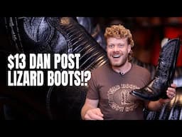 HOW!? $13 Lizard Dan Post Boots!