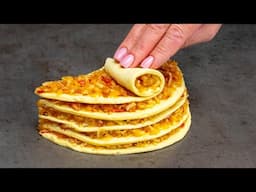 Dessert in 5 minutes! Just puff pastry and 2 apples