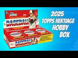 2025 Topps Heritage ⚾️ Hobby Box! ** 1 Auto or 1 Relic Per Box! **