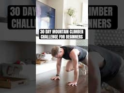 30 Day Mountain Climber Challenge (No Equipment Needed!)
