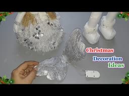 Easy Christmas decoration idea From Plastic Bottle | DIY Budget Friendly Christmas craft idea🎄