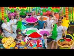 Barbie Routine in Indian Village|gudiya wala Epi-248|Barbie barbie|barbie ki kahani|Holi 2025