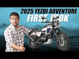 2025 Yezdi Adventure First Look ⚡️ Same Same But Different!