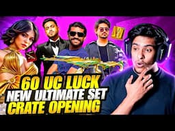 GOD Level luck Crate opening of New Ultimate Set in BGMI - Sandspring AKM Maxout in BGMI