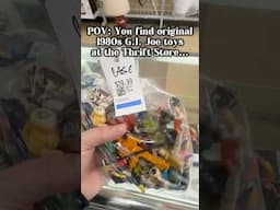 INSANE Thrift Store G.I. Joe Find! 💰 Are They Worth It? 🤔 #thrifting #thrifthaul