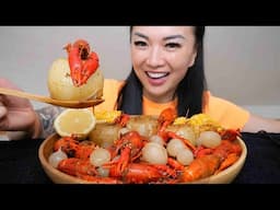 CRAWFISH ONION BOIL (ASMR EATING SOUNDS) NO TALKING | SAS-ASMR