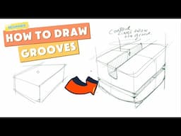 How to Draw Realistic Grooves in Product Design Sketches: Step-by-Step for Beginners