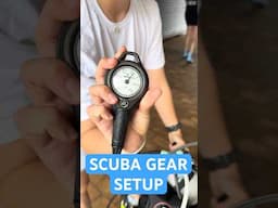 How To Setup Scuba Diving Gear 🤿