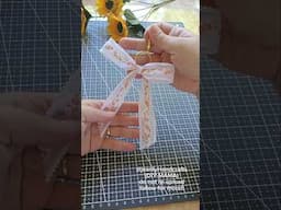 DIY Keychain #diy #bow #ribbon #keychain