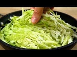 Kohl schmeckt besser als Fleisch! Ich koche diesen Kohl jedes Wochenende! Ein einfaches Kohlrezept!