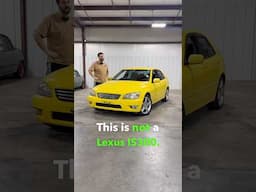 Toyota Altezza - NOT A LEXUS!!!