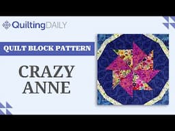 Free Quilt Block Pattern_Crazy Anne