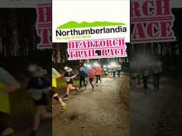 Northumberlandia Headtorch Highlights #trailrunning #10K #trailrace #nightrace