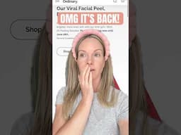 OMG IT’S BACK! THE ORDINARY AHA 30% + BHA 2% PEELING SOLUTION - THIS SERUM IS NO JOKE! #shorts