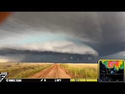 Monster Tornadic Storms Slam Texas - Live As They Happened - 6/8/25