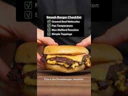 The Smash Burger Checklist