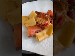 Enjoying Italian Food