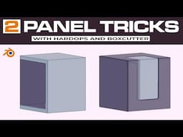 Two Blender Panel Hacks with HardOPS & Boxcutter You Need to Try!