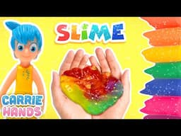 Inside Out 2 Characters DIY Slime Mixing  | Craft Videos For Kids