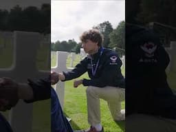 Greatest Generation Meets New Gen In Normandy Cemetery