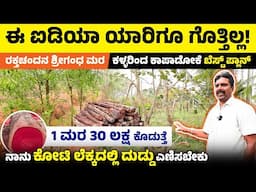 ಬೆಲೆ ಬಾಳುವ ಶ್ರೀಗಂಧ ಮರಗಳನ್ನು ಕಳ್ಳರಿಂದ ರಕ್ಷಿಸಲು ಇಲ್ಲಿದೆ ಬೆಸ್ಟ್ ಐಡಿಯಾ | Sandalwood Tree Security