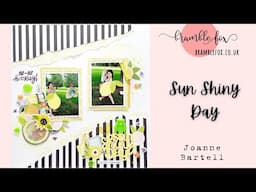 Sun Shiny Day - Scrapbook Layout - Bramble Fox