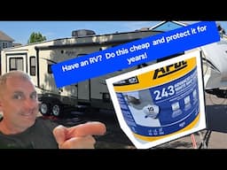 How to Fix your RV roof?  How to protect your RV roof for years.....and cheap!