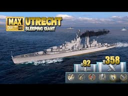 Cruiser Utrecht on map Sleeping Giant - World of Warships