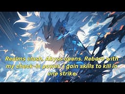 Realms clash, Abyss opens. Reborn with my check-in power, I gain skills to kill in one strike.