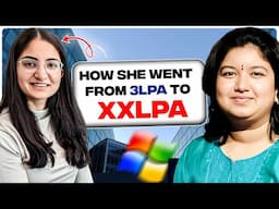 How She Got Into Microsoft from a Tier-3 College | Service to Product Company Journey