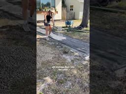 how we built the path in our front yard without demo