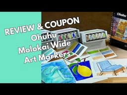 Review & Coupon | @ohuhuart_official  Molokai Wide Markers
