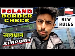GREECE TO POLAND ! Poland Border Strict Check at Airport 😱 ! Nepali In Europe | Gorkhey Vlog 510