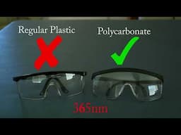 How to select and test UV Safety Glasses (Convoy L21B-X4 365nm UV Flashlight)