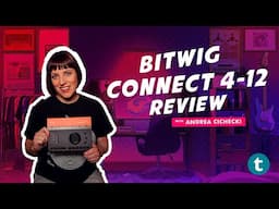 Checking out the new Bitwig Connect 4/12 USB Audio and MIDI interface with @AndreaCichecki !