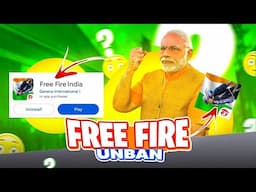 DATE CONFIRMED!!!😭 FREE FIRE UNBAN IN INDIA 😱 - Garena Free Fire
