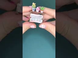 Miniature plant stand #dollhouseminiatures #diy #miniature