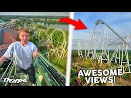 I climbed a rollercoaster at Thorpe Park...