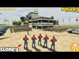 Red Franklin Clone's Attack On Police Station Red Franklin's Fight Indian bike Police Wale?..