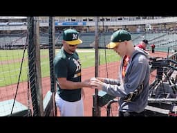 INCREDIBLE HOOKUP from my friend on the Athletics