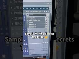 Sample Making Secrets TEXTURE 🤯#flstudio