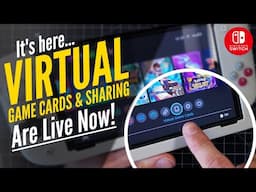 NEW Switch Update Virtual Game Cards & GAMESHARE Are LIVE! - Update 20.0.0 Overview