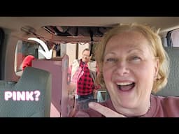 Did I just paint my Camper Cabinets Pink? The ULTIMATE Car Camper Cabinets!