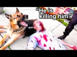 When Cops LOSE CONTROL Of Police Dogs