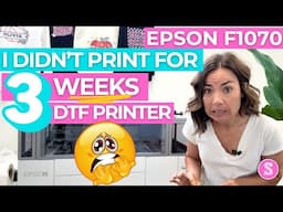 Low Maintenance DTF Printer Shocker! Watch What Happens After 3 Weeks of No Printing