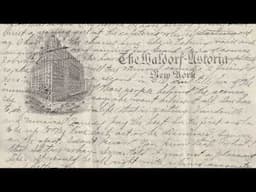 Reading A 1924 Letter From My Collection